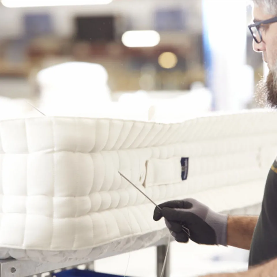 Harrison Spink's unique approach to luxury bedmaking makes them different. They believe in making beds the proper way. It’s why every one of their beds is and has always been, handmade by craftspeople. Each one is a work of art. Every bed is a one-off. It’s why it can take up to 8 hours for their skilled team to hand-stitch our luxury mattresses. But if you want it done just right, it’s worth the effort.