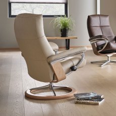 Stressless David Chair in Leather, Signature Base