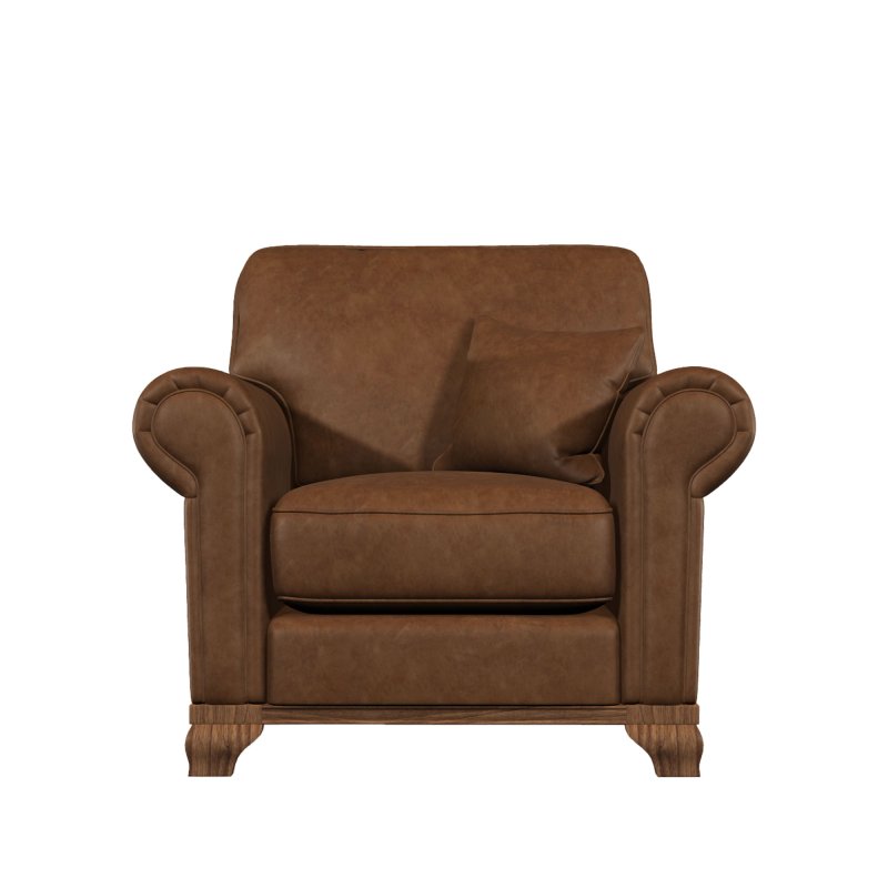 Old Charm Lavenham Armchair in Leather