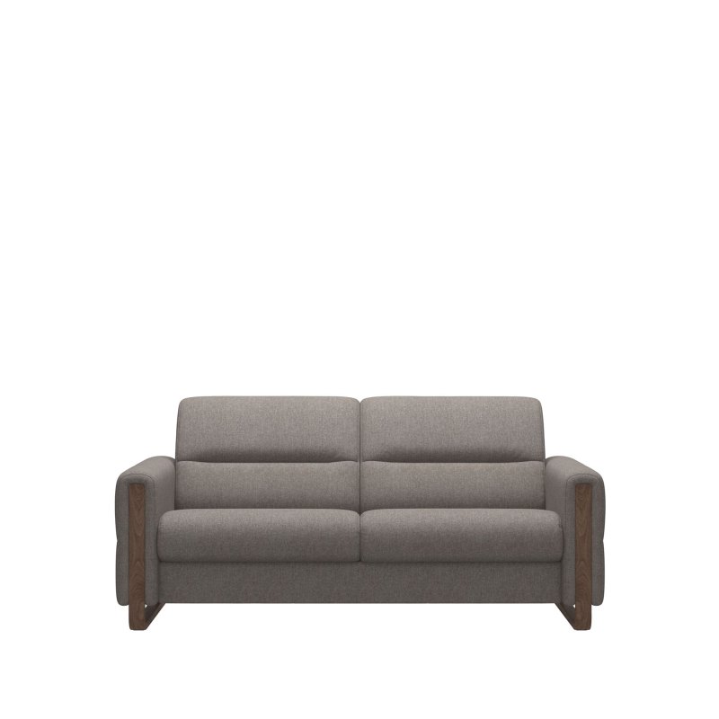 Stressless Stressless Fiona 2.5 Seater Sofa with Wood Arms in Fabric