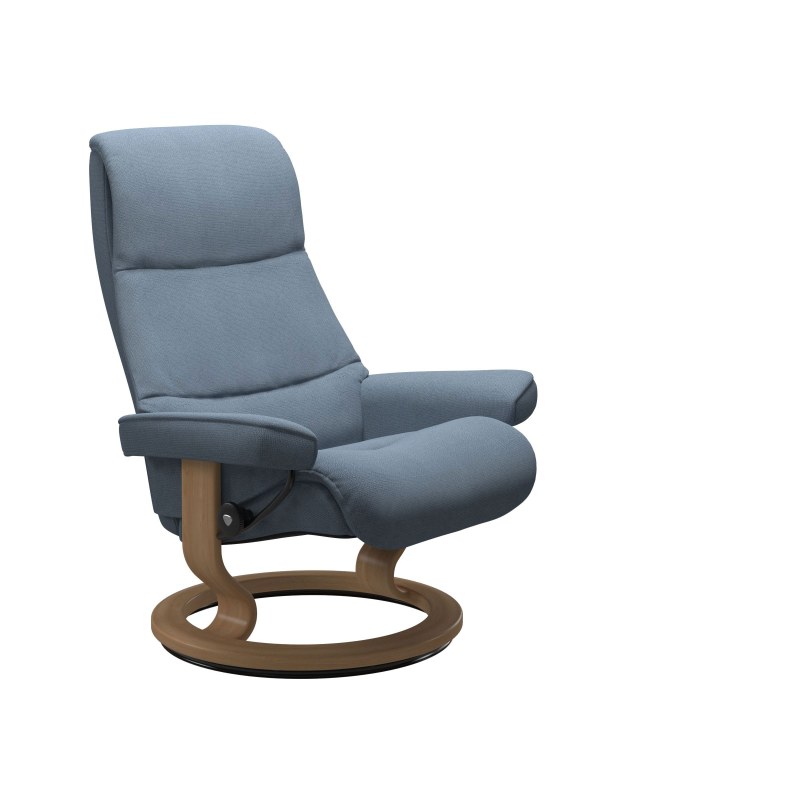 Stressless Stressless View Chair in Fabric, Classic Base