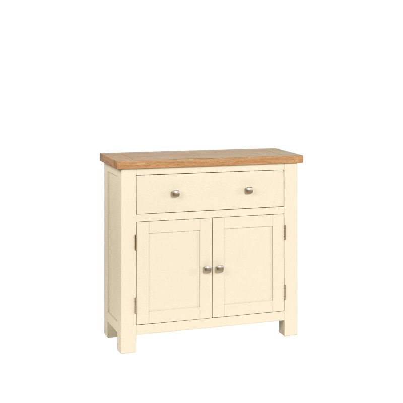 H Collection Arundel Ivory Compact Sideboard W 1 Drw 2 Drs