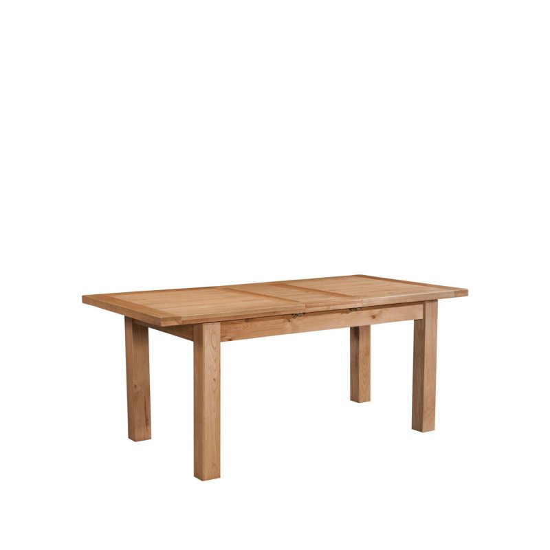 H Collection Balmoral Dining Table With 1 Extension 120-153 X 80