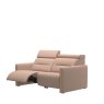 Stressless Stressless Emily 2 Seater Power Recliner with Wood Arms in Fabric
