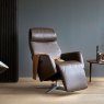 Stressless Stressless Scott Power Recliner in Leather with Sirius Base