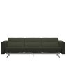 Stressless Stressless Stella 3 Seater Sofa with Upholstered Arms in Fabric