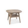 Bentley Designs Dansk Scandi Oak Lamp Table with Shelf