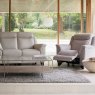 Parker Knoll Manhattan 2 Seater Sofa Static in Leather