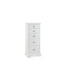Hampstead White 5 Drawer Tall Chest