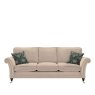 Parker Knoll Burghley Grand Sofa Inc 2 x Scatters in Fabric