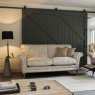 Parker Knoll Burghley Grand Sofa Inc 2 x Scatters in Leather