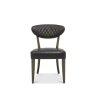 Bentley Designs Ellipse Fumed Oak Upholstered Chair (Pair)