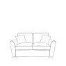 H Collection Hannah 2 Seater Sofa in Fabric