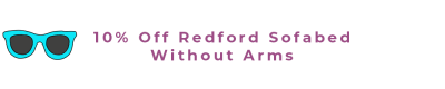 Kyoto 10% Off Redford Sofabed Without Arms