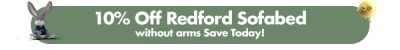 Kyoto 10% Off Redford Sofabed Without Arms