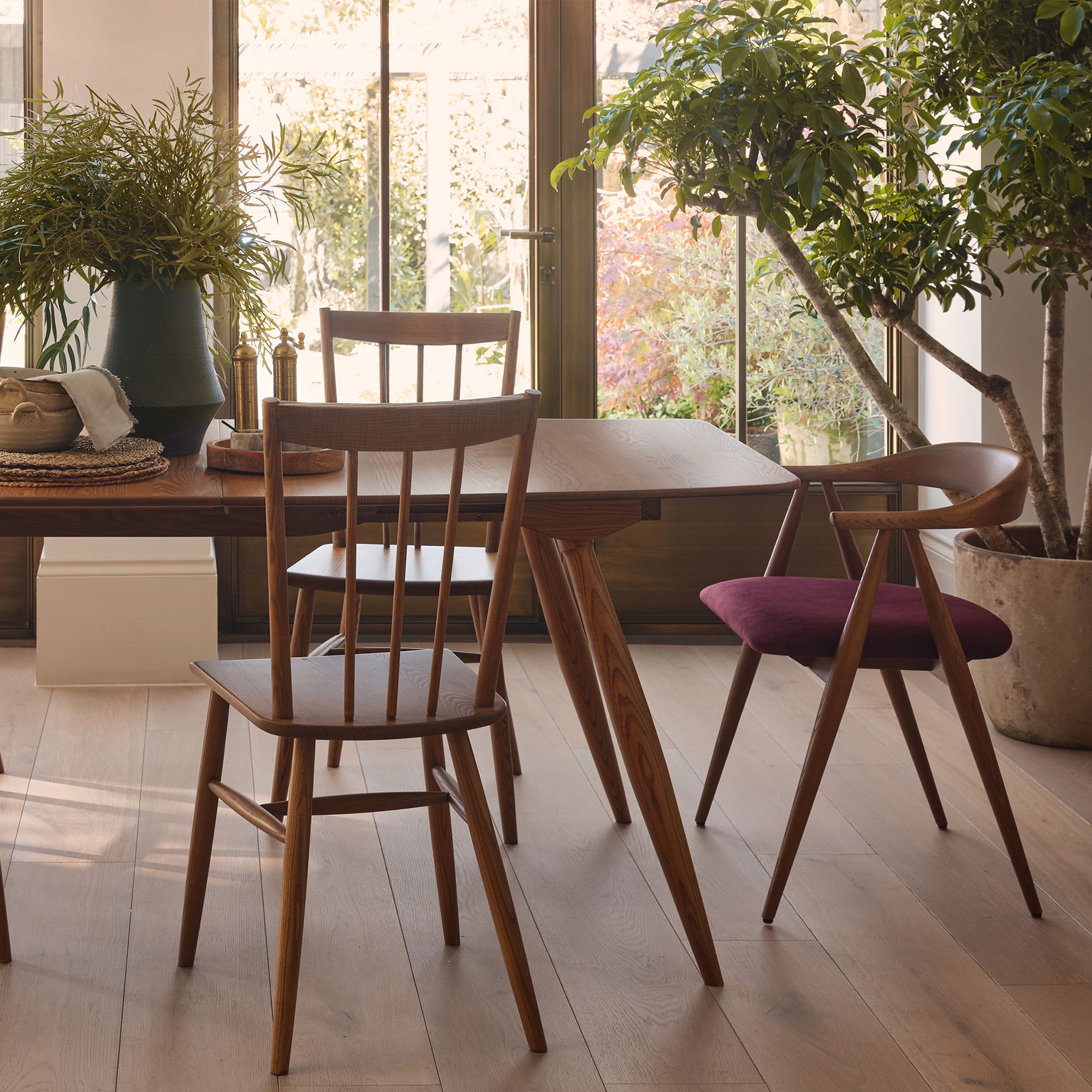 Ercol Fairmile Large Extending Dining Table - Haskins Furniture