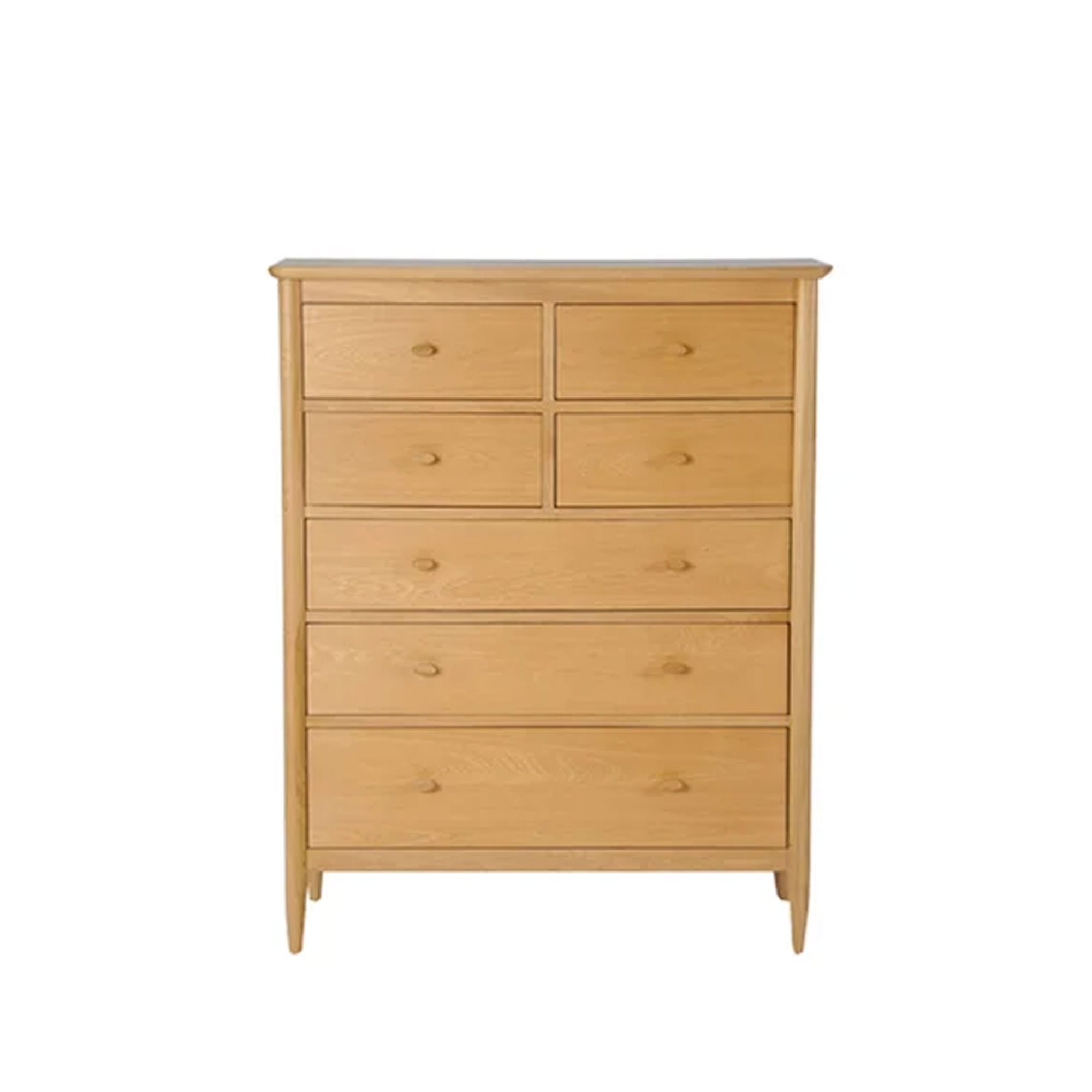 Ercol Teramo 7 Drawer Tall Wide Chest Haskins Furniture