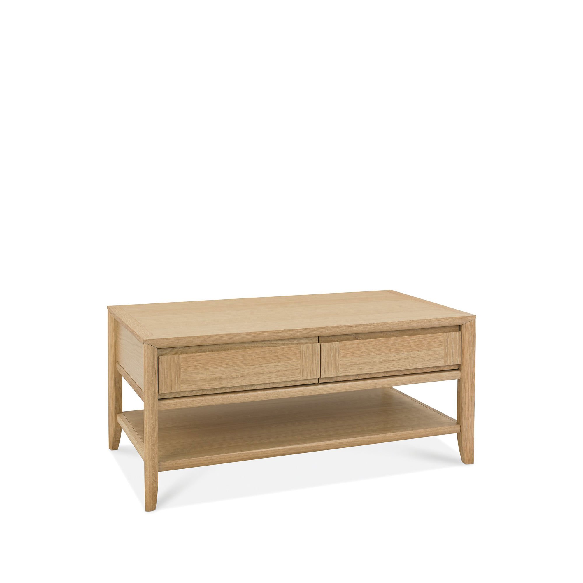 Bentley Designs Bergen Oak Coffee Table with Drawer - Haskins Furniture