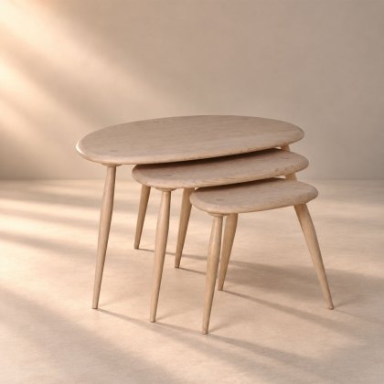 Ercol Collection Pebble Nest of Tables Ercol Collection Pebble Nest of Tables