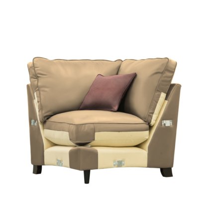 Devonshire Corner Group Armless Corner Section Formal Back Leather Devonshire Corner Group Armless Corner Section Formal Back Leather