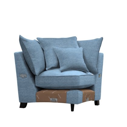 Devonshire Corner Group Armless Corner Section Pillow Back Fabric