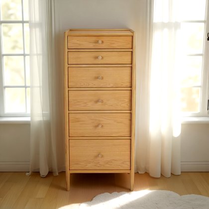 Ercol Winslow 6 Drawer Tall Chest Ercol Winslow 6 Drawer Tall Chest