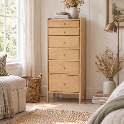 Ercol Winslow 6 Drawer Tall Chest