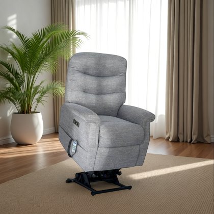Celebrity Hollingwell Grande Riser Recliner in Aquaclean Celebrity Hollingwell Grande Riser Recliner in Aquaclean