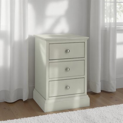 Ashby Cotton 3 Drawer Nightstand