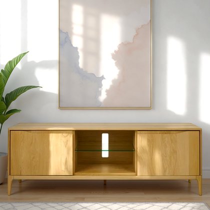 Ercol Romana Open Wide TV Unit