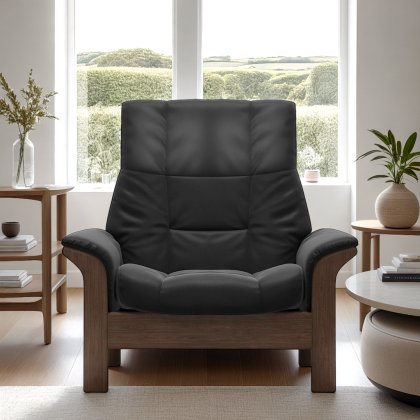 Stressless Buckingham Chair in Paloma Leather Stressless Buckingham Chair in Paloma Leather