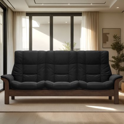 Stressless Buckingham 3 Seater Sofa in Paloma Leather Stressless Buckingham 3 Seater Sofa in Paloma Leather