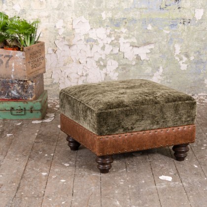 Constable Small Square Stool Constable Small Square Stool