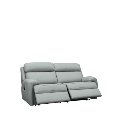G Plan Hardy 3 Seater Manual Recliner Sofa In Leather