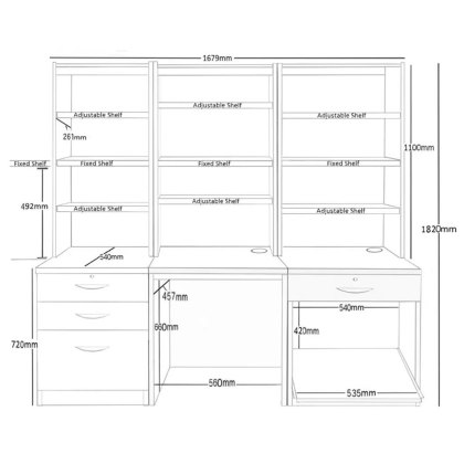 Home Office Furniture UK Set 14
