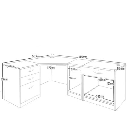 Home Office Furniture UK Set 18