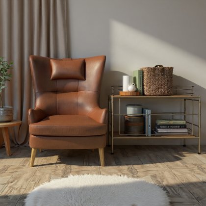 Ercol Hug Accent Chair In Leather