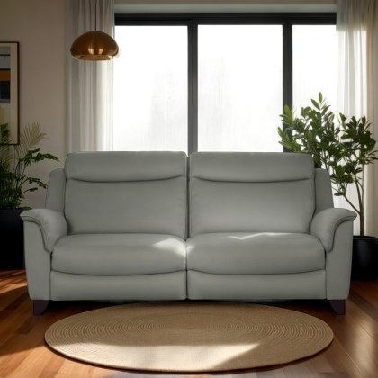 Manhattan 25 Large 2 Seater Double Power Reclining Sofa In Leather Manhattan 25 Large 2 Seater Double Power Reclining Sofa In Leather