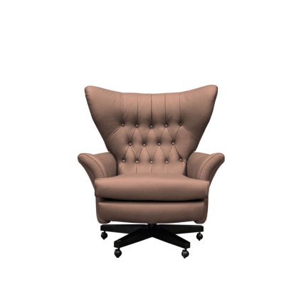 G Plan Vintage Broadway Swivel Chair In Leather