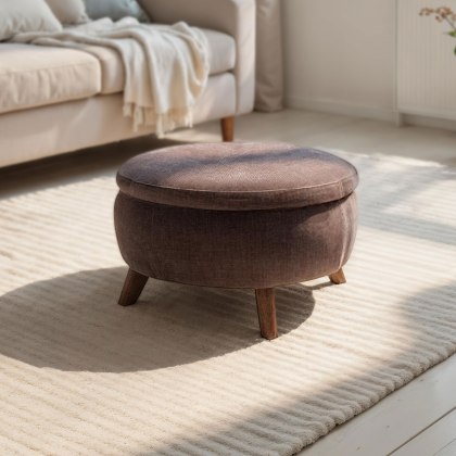 Round Storage Stool