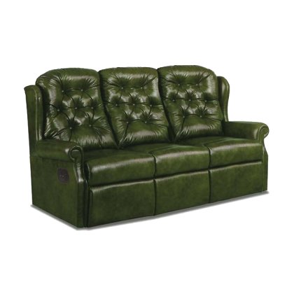 Woburn 3 Seater Manual Recliner in Leather