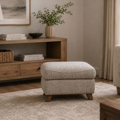 Olivia Footstool In Fabric Olivia Footstool In Fabric