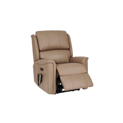 Farndon Petite Powered Recliner in Leather