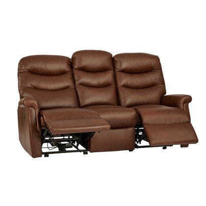 Hollingwell 3 Seater Manual Recliner in Leather