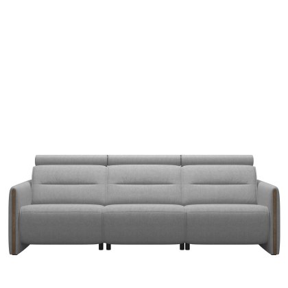 Stressless Emily 3 Seater Sofa with Wood Arms in Fabric