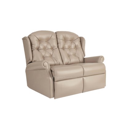 Woburn Split Fixed 2 Seater Sofa in Leather