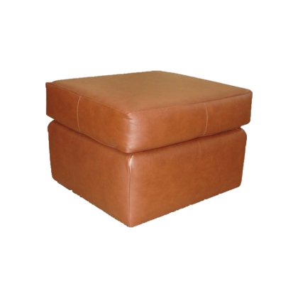 Celebrity Storage Footstool in Leather
