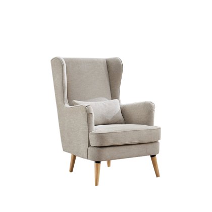 Miranda Fireside Chair In Fabric