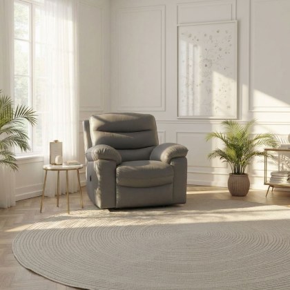 La Z Boy Clark Chair In Leather