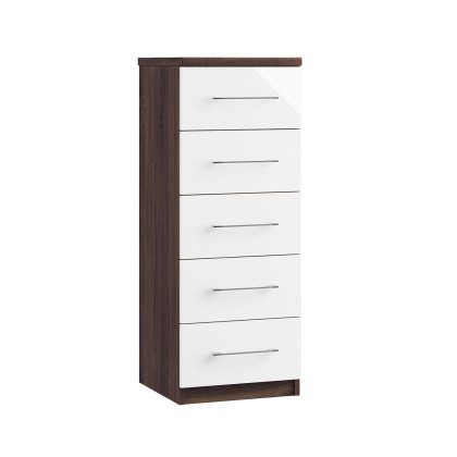 Catania 5 Drawer Narrow Chest